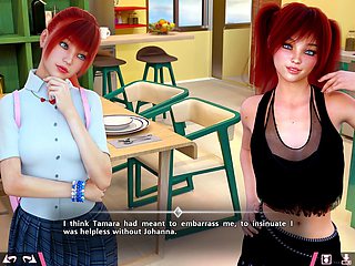 Teenage, double homework, porn game