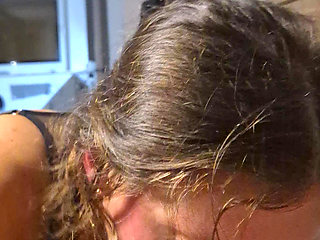 Deep blowjob and fingering his ass