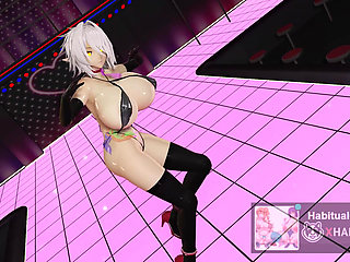 MMD R18 sexy bitch want to fuck hard dance sex public dildo ahegao 3d hentai