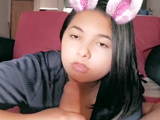 Sucking Cock with Snap Filter