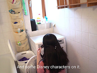 German Stepmommy gets turned on by wet panties (German Roleplay)