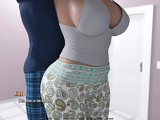 Stepmom Needs Help For Cleaning House Alex Rubbing Her Ass