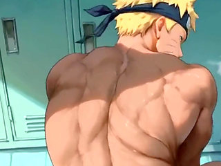 Blond, Big-assed Gay Men in Addictive Anal Sex. 3D Hentai Animation.