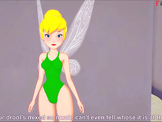 Tinkerbell Bikini Sex at the Beach