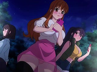 Busty harem campers grind wild and moan in tent until they’re soaked