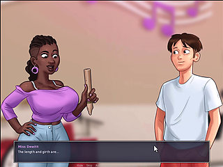 Summertime saga - I switched the vibrator on which she have on