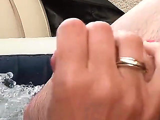 My Wife Sucks Me in the Spa and Swallows All My Cum Without Losing a Drop