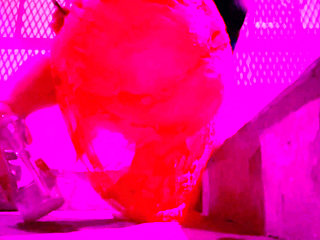 Italian Hot Milf Artemisia Love wearing sexy lingerie and high heels outdoor