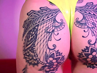 Double Domination: Double Ass Worship with Full Hair