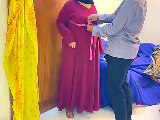 Desi Big Ass Stepaunty Fucked by Tailor in Shop Part 2