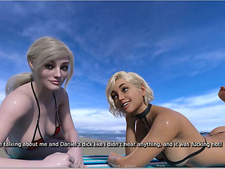 My Hotwife - Gameplay - Roleplay - Wife and Her Friend Shares BBC at Beach