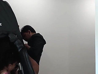 Double Glory Hole and Fan Fuck