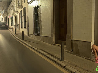 Risky Masturbation Naked in the Streets