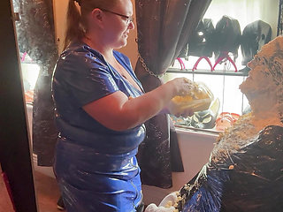 Sploshing and humiliation custom.