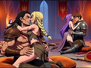 After an epic fantasy battle victors claim their spoils