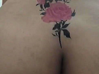 Indian Wife with Fake Tattoo Hot Mom