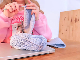 Curvy MILF Mrs Wetslavs Rides Her Desk for a Hairy Pussy Orgasm - Amateur Solo Masturbation in 4K