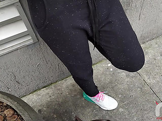 Sucking the giant clitoris