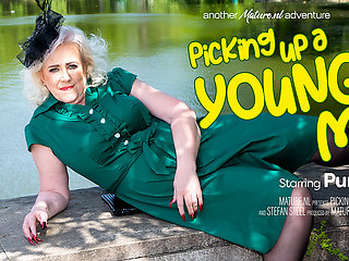 Young Man Gets Picked Up By A Horny Cougar To Fuck At Home