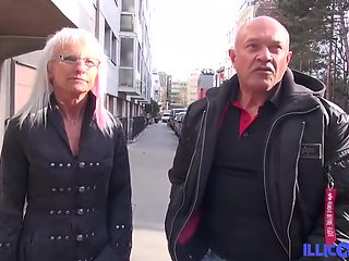 Maude, Slutty Cougar, Double Banged Inside Front Of Her Hubby