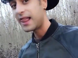 Twink Uses Cum Filled Condom After Fuck Like Bubble Gum and Puts on a Condom on His Tongue