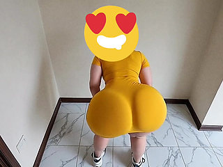 big-bootied woman with a big butt shaking it sexy