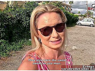 German Blonde Milf Wild Bunny Makes Blind Date In The Car