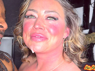 Qos Tiffy Meets Her Porn Crush, Swallows the Huge Load She's Been Dreaming About
