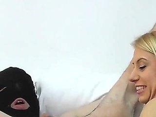 Hot and Busty MILF Stuffing Her Hands in Her Slaves Ass