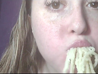 Eating with your mouth open