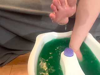 Foot Washing with Dirty Talk