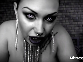 Demonic sensual tit worship JOI