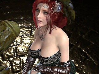 Triss Merigold Hentai - Giant Orc BBC Breeding & Creampie
