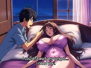 Step sister share bed with step brother in hotel