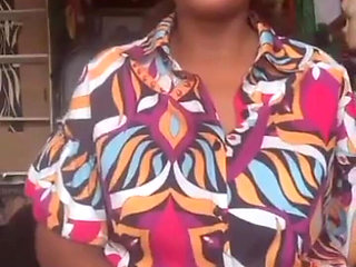 Public Masturbation of a Horny Mama Playing Her Fat Pussy in Her Shop for Her Lover