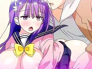 She has creampie sex in her swimsuit and then in her uniform in the entranceway.