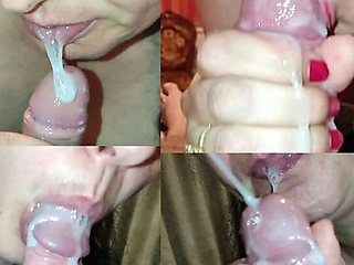Amateur Blowjob Creampie Compilation - Cum in Mouth Swallowing & Hot Oral Montage