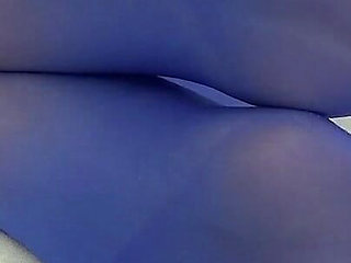 Beautiful Large Sagging Breasts Bounce on a Dildo.