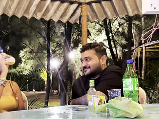 Desi Bhabhi Fucked Hard in Garden Doggy Style - Indian Aunty Creampie Pussy & Cum in Mouth