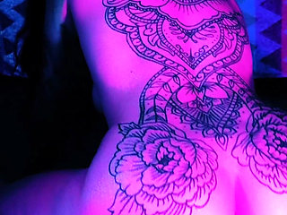 Neon Raver Lays a Clutch of Eggs in Uv Then Pushes Them All Out and Pisses: Ovipositor and Egg Play Seduction