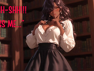 Librarian Girlfriend Kissing You While Working (Mouth Sounds) (Moaning) (Writing) (Playful) ASMR