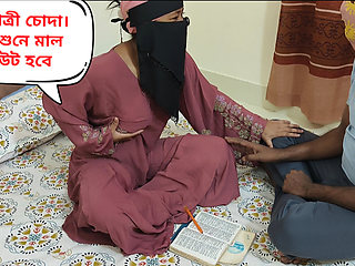 Punishment sex Teacher fuck muslim  hot hijab student in her room