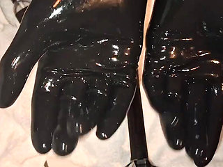 Latex Gloves ASMR
