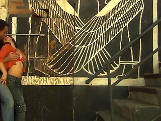 Mature man fucks a hot young slut - NO AUDIO