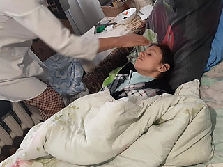 The milf doctor sat on my face and I felt much better