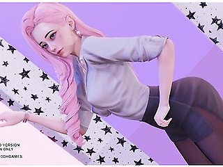[mmd] Aoa - Exuse Me Seraphine Sexy Kpop Dance 4k League Of Legends Kda Korean Dance