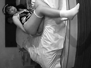 Amateur couple copulation on hidden cam