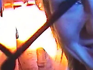 Blonde slave Vanessa locked in the basement