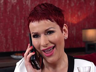 Liza Pinelli smirks as black cock penetrates her hole