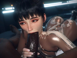 Madruga3d Intense Hardcore Sex: Busty White Woman with Tight Ass Passionately Fucked by Massive Black Cock